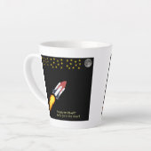 Essenzielles modernes T-Shirt Milchtasse (Linke Ecke)