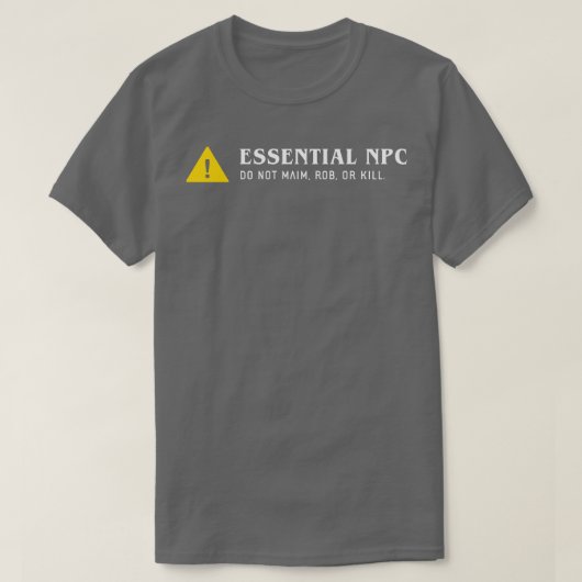 Essenzielles NPC Funny RPG T-Shirt (Design vorne)