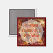 Essenzielles Öl - Bacon Magnet (Vorderseite/Rückseite)