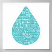 Essenzielles Öl-Drop-Poster Poster (Vorne)