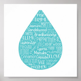 Essenzielles Öl-Drop-Poster Poster