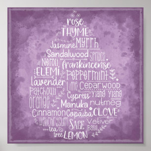 Essenzielles Öl-Drop-Poster Poster