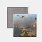 Essequibo-Fluss, längster Fluss in Guyana und 2 Magnet (Vorderseite/Rückseite)