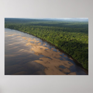 Essequibo-Fluss, längster Fluss in Guyana und 3 Poster