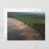 Essequibo-Fluss, längster Fluss in Guyana und 3 Postkarte (Vorne/Hinten)