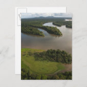 Essequibo-Fluss, längster Fluss in Guyana und Postkarte (Vorne/Hinten)