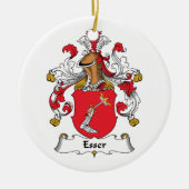 Esser Familienwappen Keramik Ornament (Vorne)