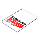 Essere una Schiappa être nulle en français Note B Notizblock (Linke Seite)