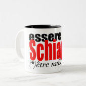 Essere una Schiappa être nulle en français Tasse (Vorderseite Links)