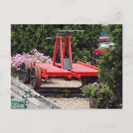 Essex, Connecticut Postkarte (Vorderseite)