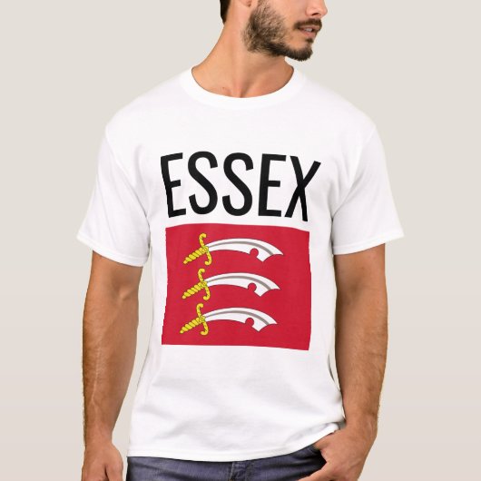 Essex // English Landkreis Flag T-Shirt (Vorderseite)