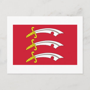 Essex Flag Postkarte