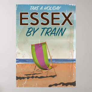 Essex, Großbritannien Vintage-Reiseposter Poster