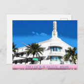 Essex Hotel, Miami Beach Postkarte (Vorne/Hinten)
