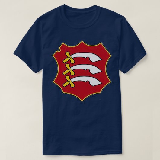 Essex Landkreis Club Cricket Essential TShirt (Design vorne)