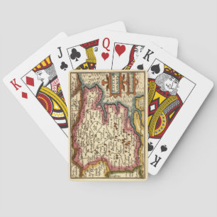 Essex Landkreis England Altes Antiquariat Atlantik Spielkarten