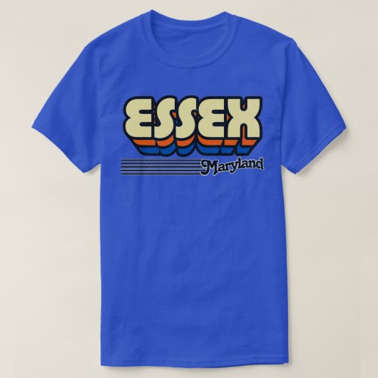 Essex Maryland Retro Stripes T-Shirt (Design vorne)