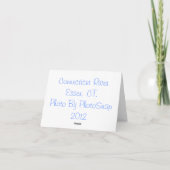 Essex Notecard Karte (Rückseite)