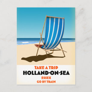 Essex Vintage Reiseplakette Postkarte
