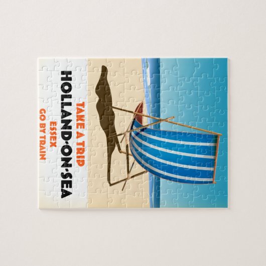 Essex Vintage Reiseplakette Puzzle (Horizontal)