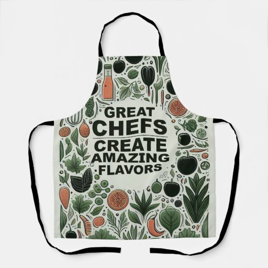 Essgeschirr des botanischen Koch Schürze (Vorderseite)
