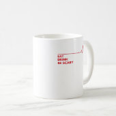 Essgetränke Beängstigend Cool einmalig sein Kaffeetasse (VorderseiteRechts)