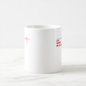 Essgetränke Beängstigend Cool einmalig sein Kaffeetasse (Mittel)