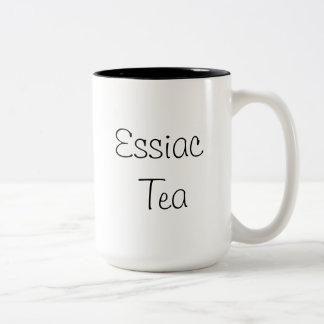Essiac Tee-Rezept-Tasse Zweifarbige Tasse