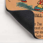 Essig-Valentin der 1930er Jahre: der Baseball-Bug Mousepad (Ecke)