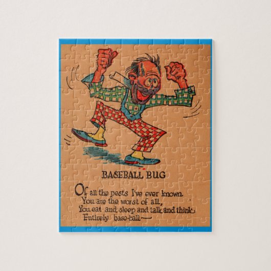 Essig-Valentin der 1930er Jahre: der Baseball-Bug Puzzle (Vertikal)