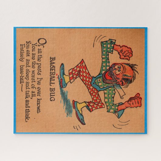 Essig-Valentin der 1930er Jahre: der Baseball-Bug Puzzle (Horizontal)