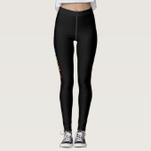 Essiggurke-Ball-Glitzer-Logo an Leggings (Vorderseite)