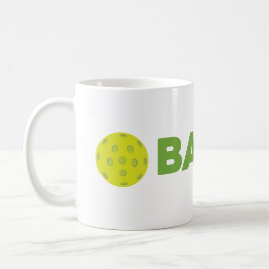 (Essiggurke) Baller Pickleball Tasse (Links)