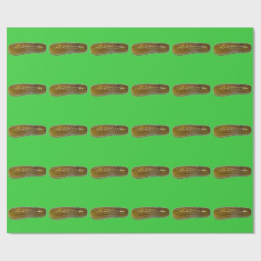 Essiggurke Geschenkpapier (Flach)