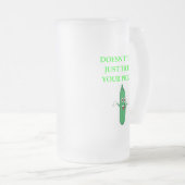 ESSIGGURKE MATTGLAS BIERGLAS (VorderseiteRechts)