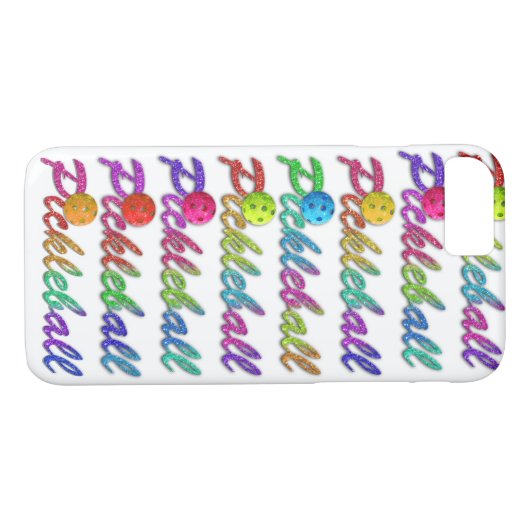 Essiggurken-Ball mit Glitzer Case-Mate iPhone Hülle (Rückseite (Horizontal))