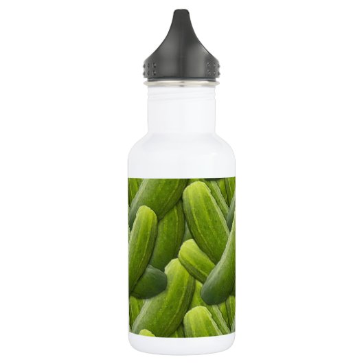 Essiggurken; Essiggurke Edelstahlflasche (Links)