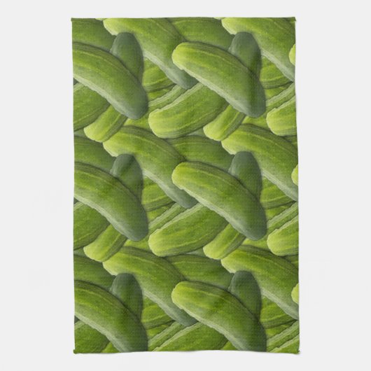 Essiggurken; Essiggurke Geschirrtuch (Vertikal)