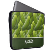 Essiggurken; Essiggurken-Muster Laptopschutzhülle (Vorne Rechts)