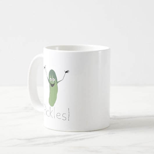 Essiggurken Kaffeetasse (Vorderseite Links)
