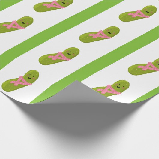 Essiggurken-Packpapier Geschenkpapier (Ecke)