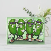 Essiggurken-Party Einladung (Stehend Vorderseite)