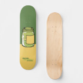 Essiggurken-Saft-Skateboard Skateboard (Vorderseite)