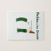 Essiggurken und Eiscreme: Schwangerschaft Puzzle (Horizontal)