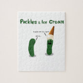 Essiggurken und Eiscreme: Schwangerschaft Puzzle (Vertikal)