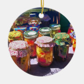 Essiggurken und Gelees Keramik Ornament (Vorne)