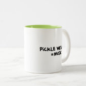 EssiggurkeWeasel = MOJO Becher Zweifarbige Tasse (VorderseiteRechts)