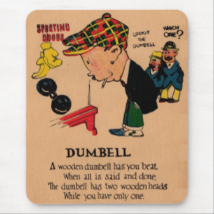 Essigsalentin der 1930er Jahre: der Dumbell Mousepad
