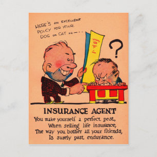 Essigsäure-Valentin der 1930er Jahre: Der Versiche Feiertagspostkarte