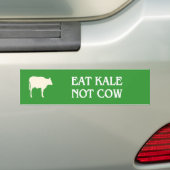 Esskale nicht Kuh vegan Autoaufkleber (Auf Auto)